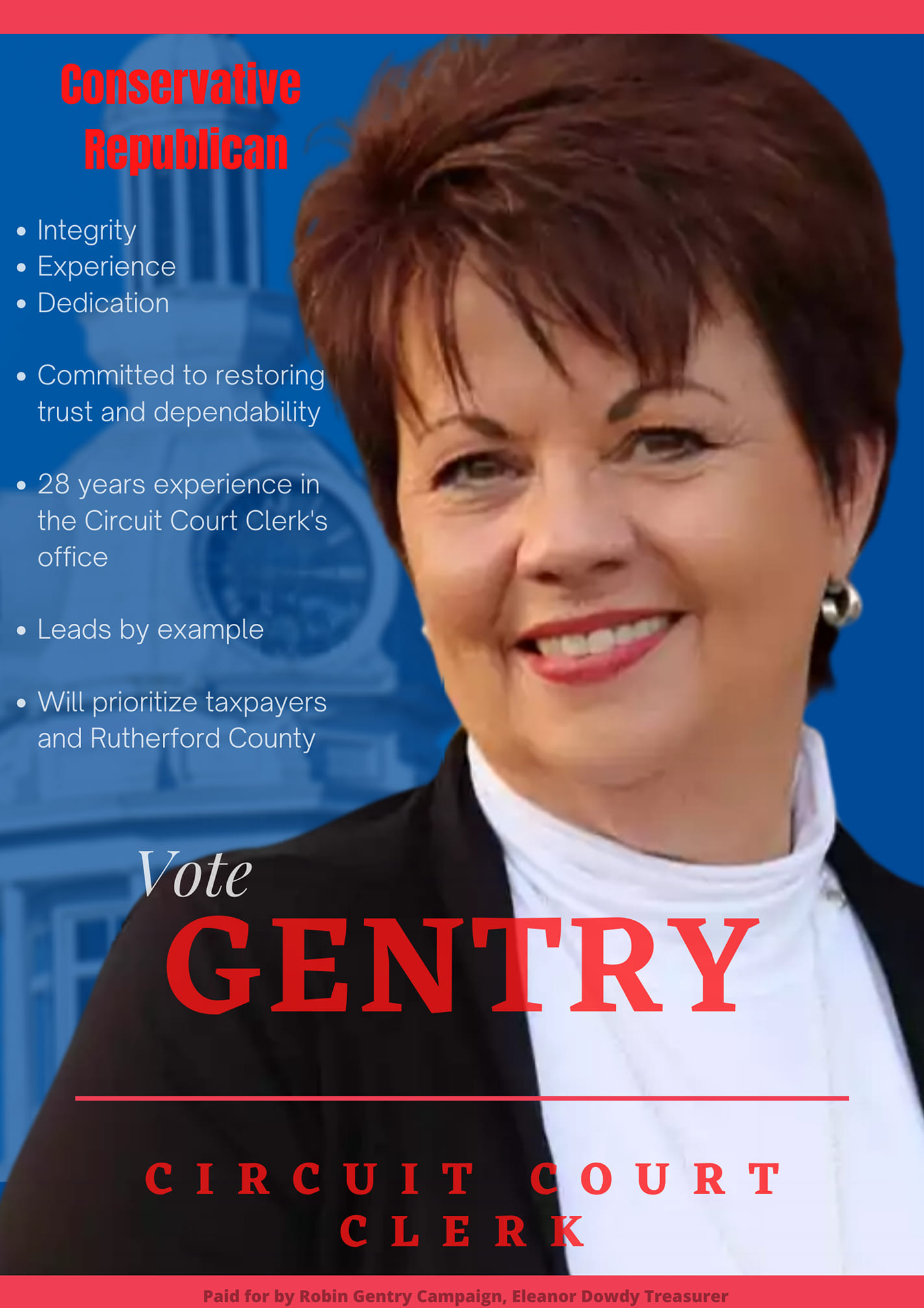 My roots run deep. I care about... - ROBIN EADES GENTRY