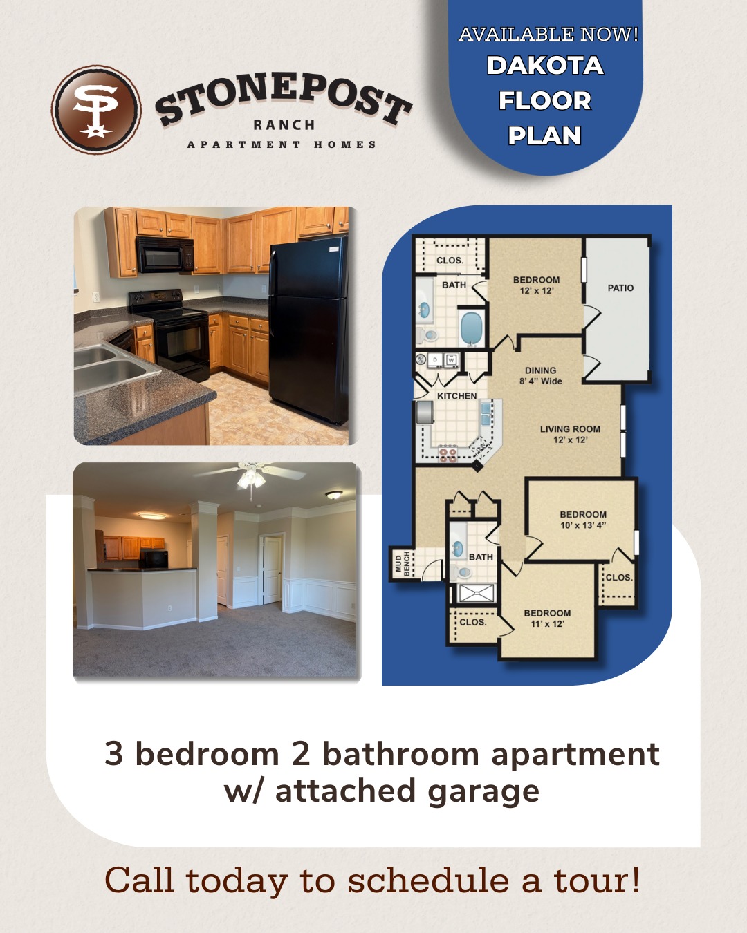 🏡 Now Available: The... - Stonepost Ranch Apartment Homes | Facebook