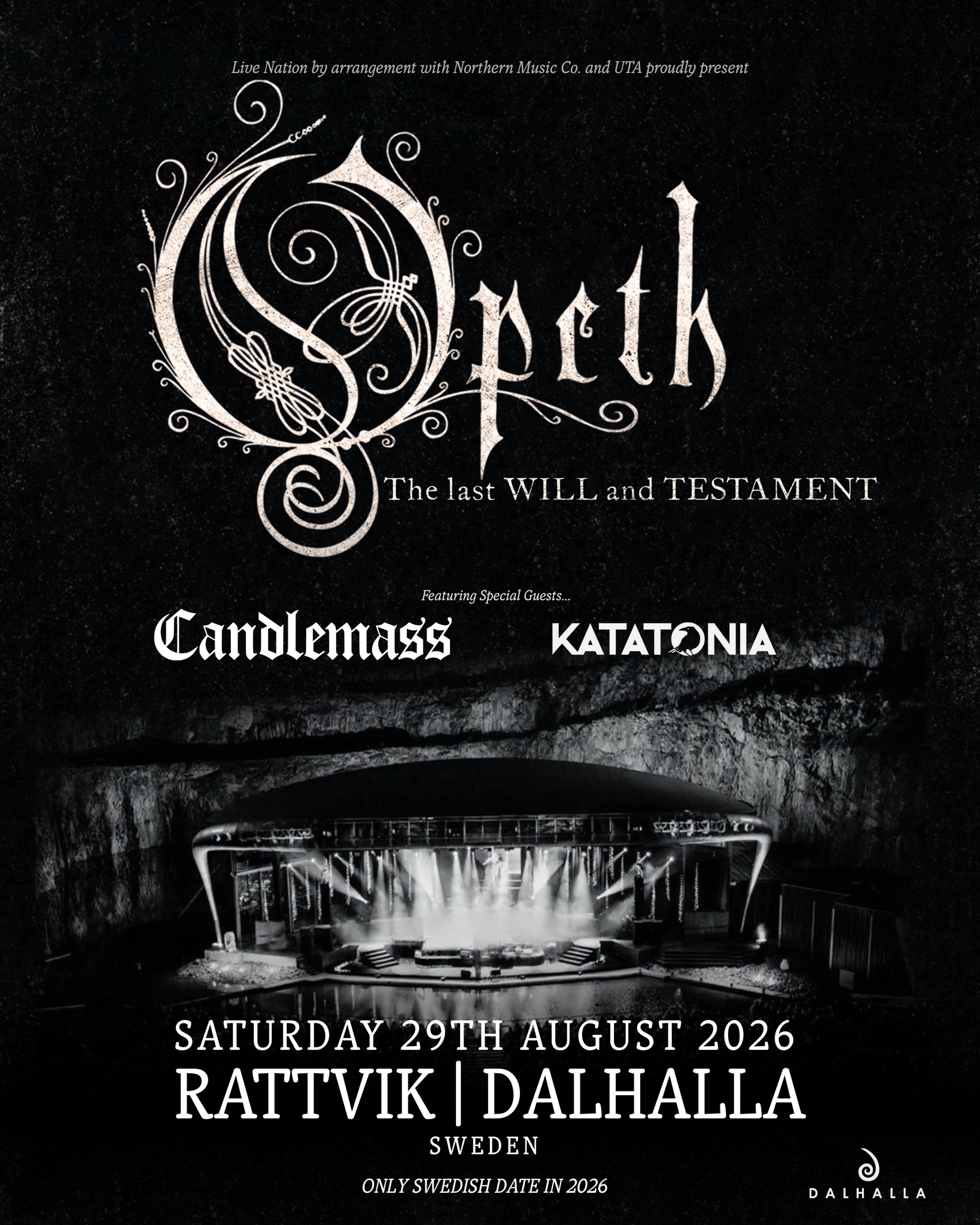 Opeth - Joining Opeth for their exclusive Swedish show at... | Facebook