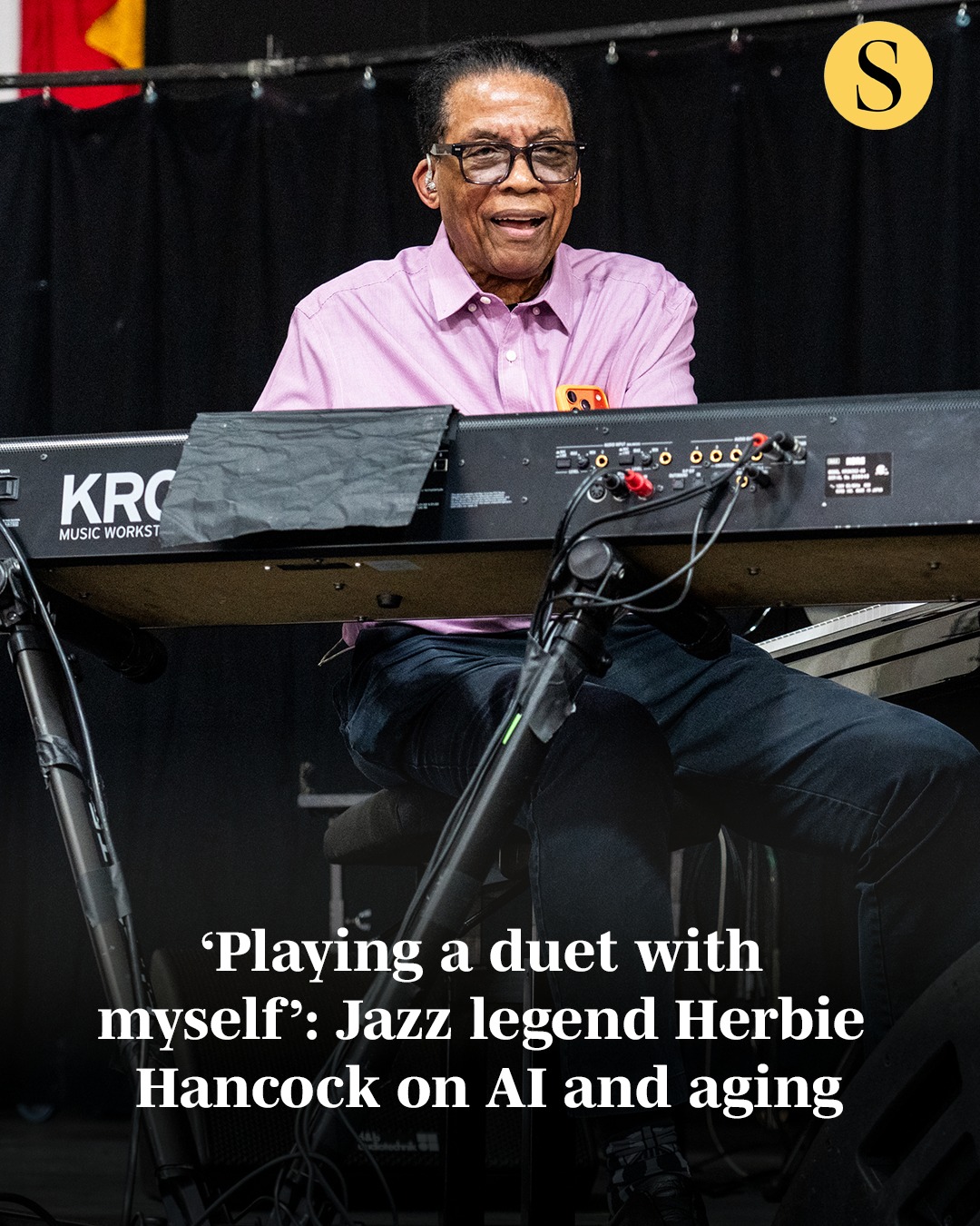 Jazz icon Herbie Hancock remains exactly where he always has been