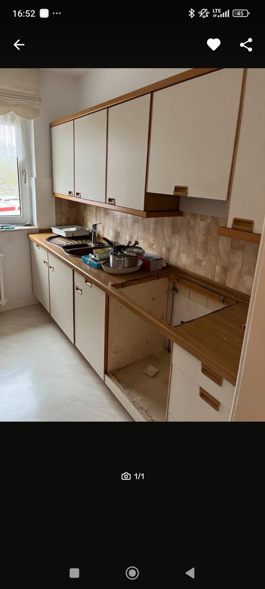 Hallo ihr lieben Menschis😁 Ich hab eine Frage an euch begabten 😅 und zwar haben wir uns eine Küche von eBay Kleinanzeigen geholt bzw holen die morgen ab für unser Garten häuschen