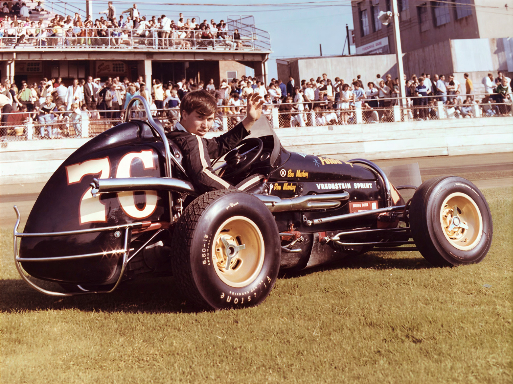 Speedway - A young Ronald Mackay at the Sydney Showground. | Facebook