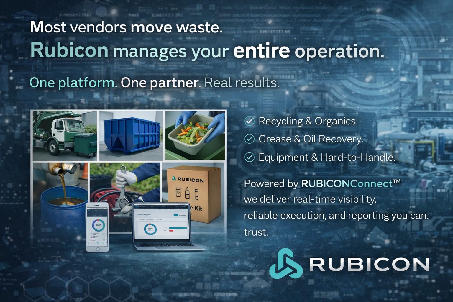 Rubicon - Most vendors move waste. Rubicon manages your... | Facebook
