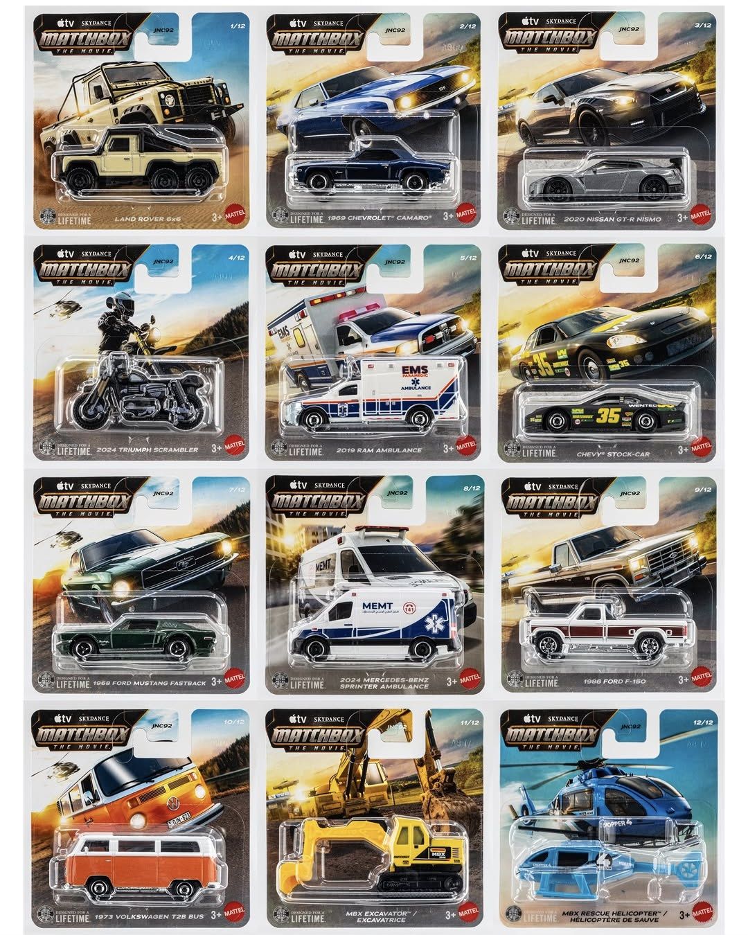 Appleヴィンテージコレクションセット Official photos of upcoming diecast for the upcoming movie from