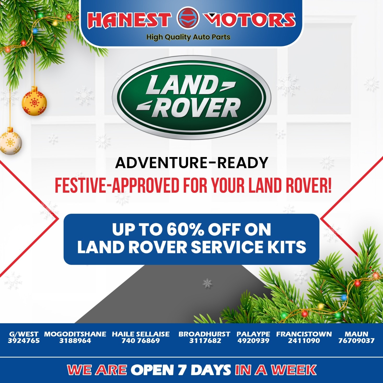 Hanest Motors - 🎄🚗Adventure ready and Festive Approved! 🚗🎄... | Facebook