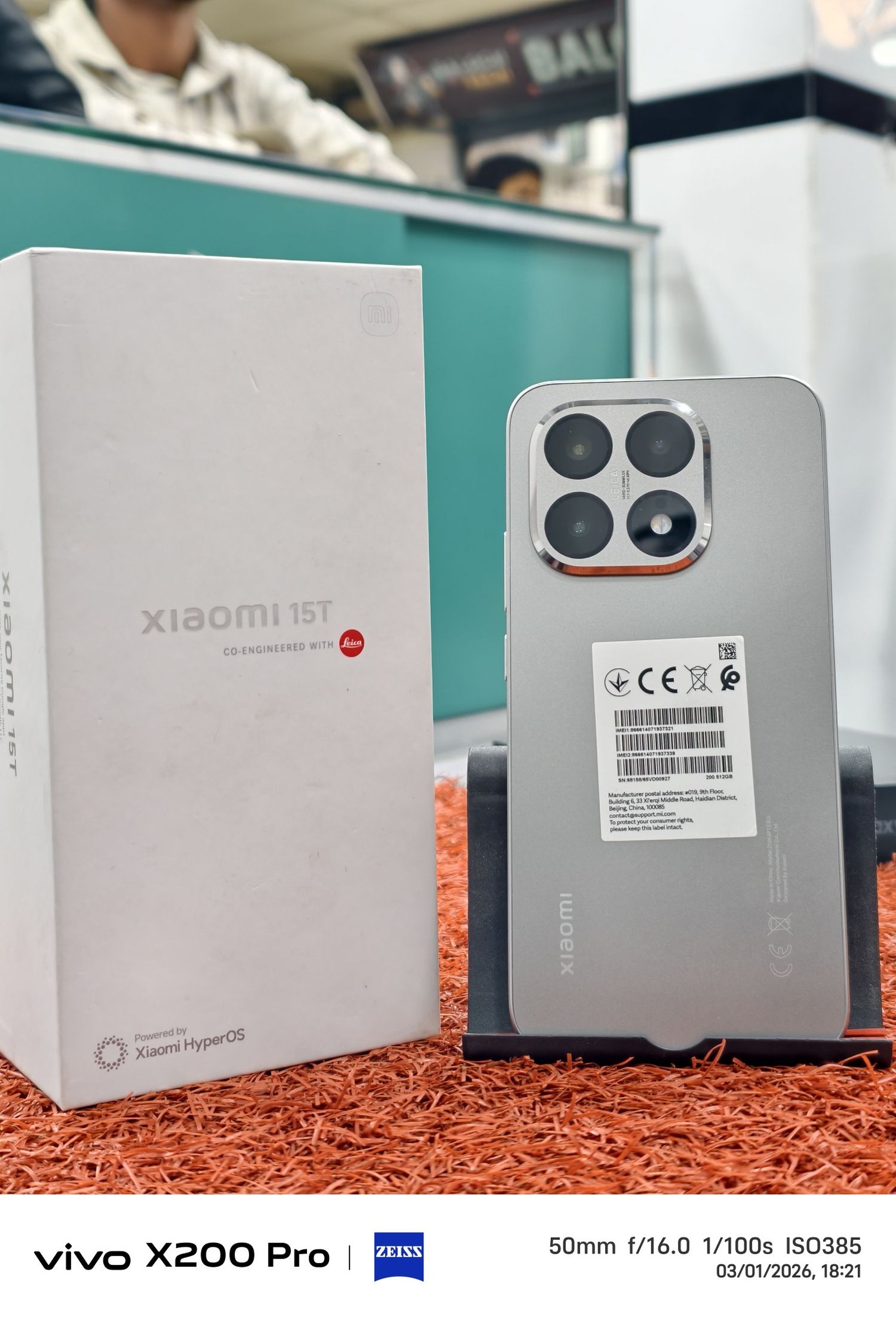 ? Xiaomi 15T GRAY ? ? 12GB RAM | 512GB ROM ? Just Box Open 