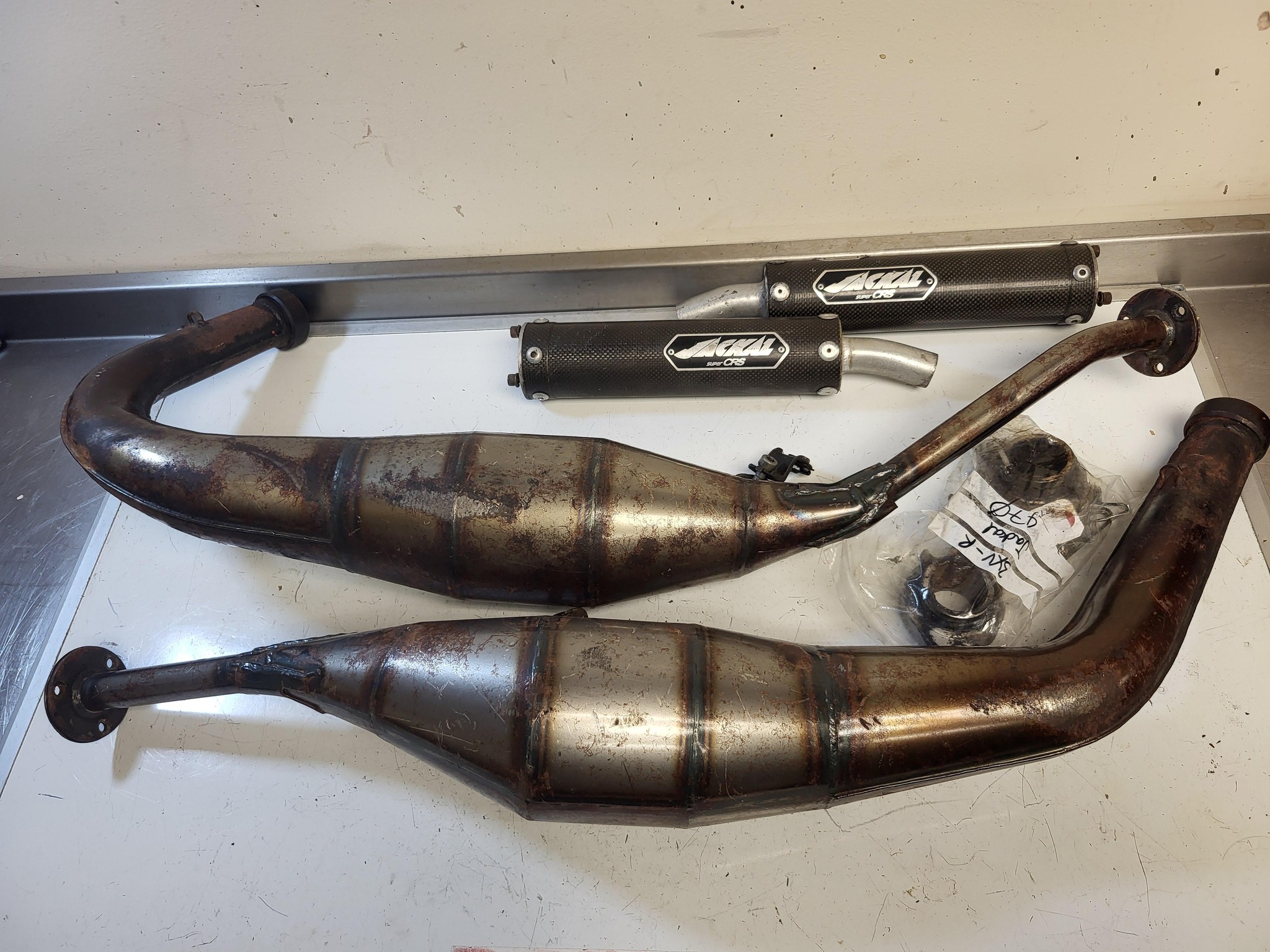 For sale exhaust dogfight racing for tzr250 3xv 91-93 €600+