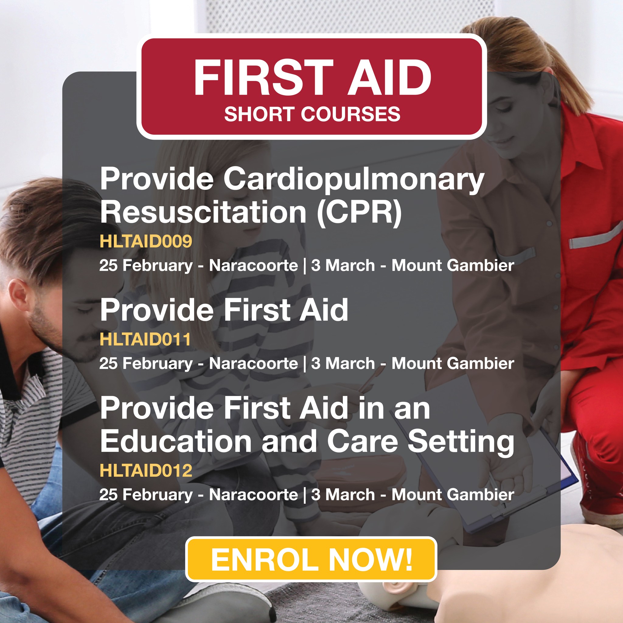 🩹 Nationally... - Limestone Coast Training RTO Code 40376 | Facebook
