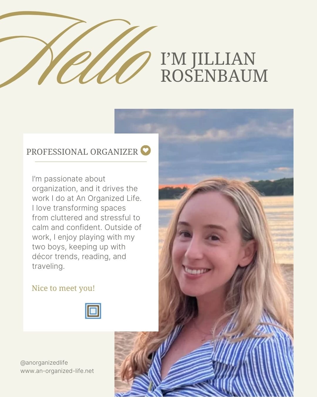 Meet Jillian Rosenbaum – Professional Organizer At An Organized Life ...