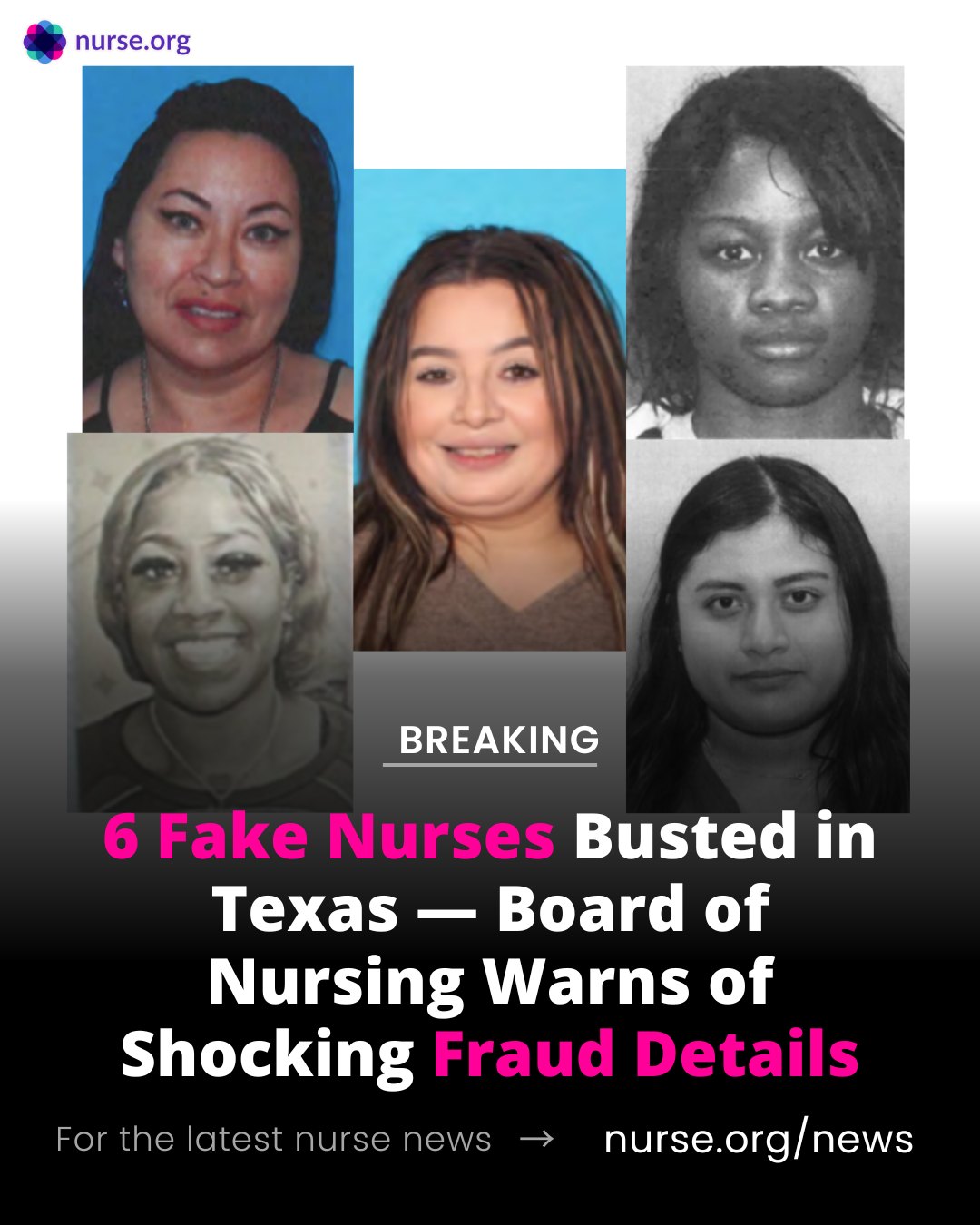 Nurse.org - 🚨 6 Fake Nurses Busted in Texas by the BON! 🚨... | Facebook
