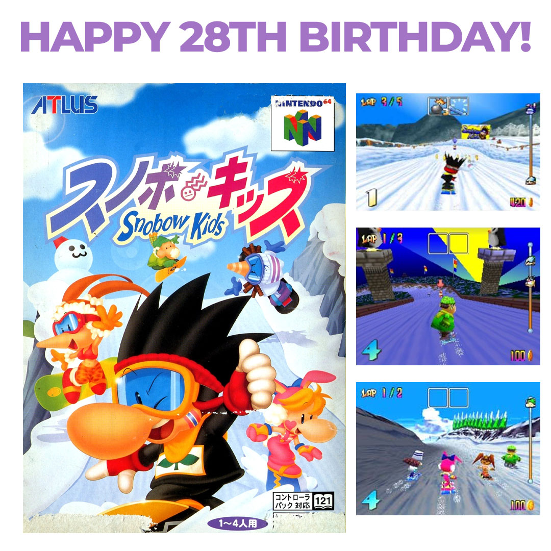 Snowboard Kids released 28 years ago today in Japan!