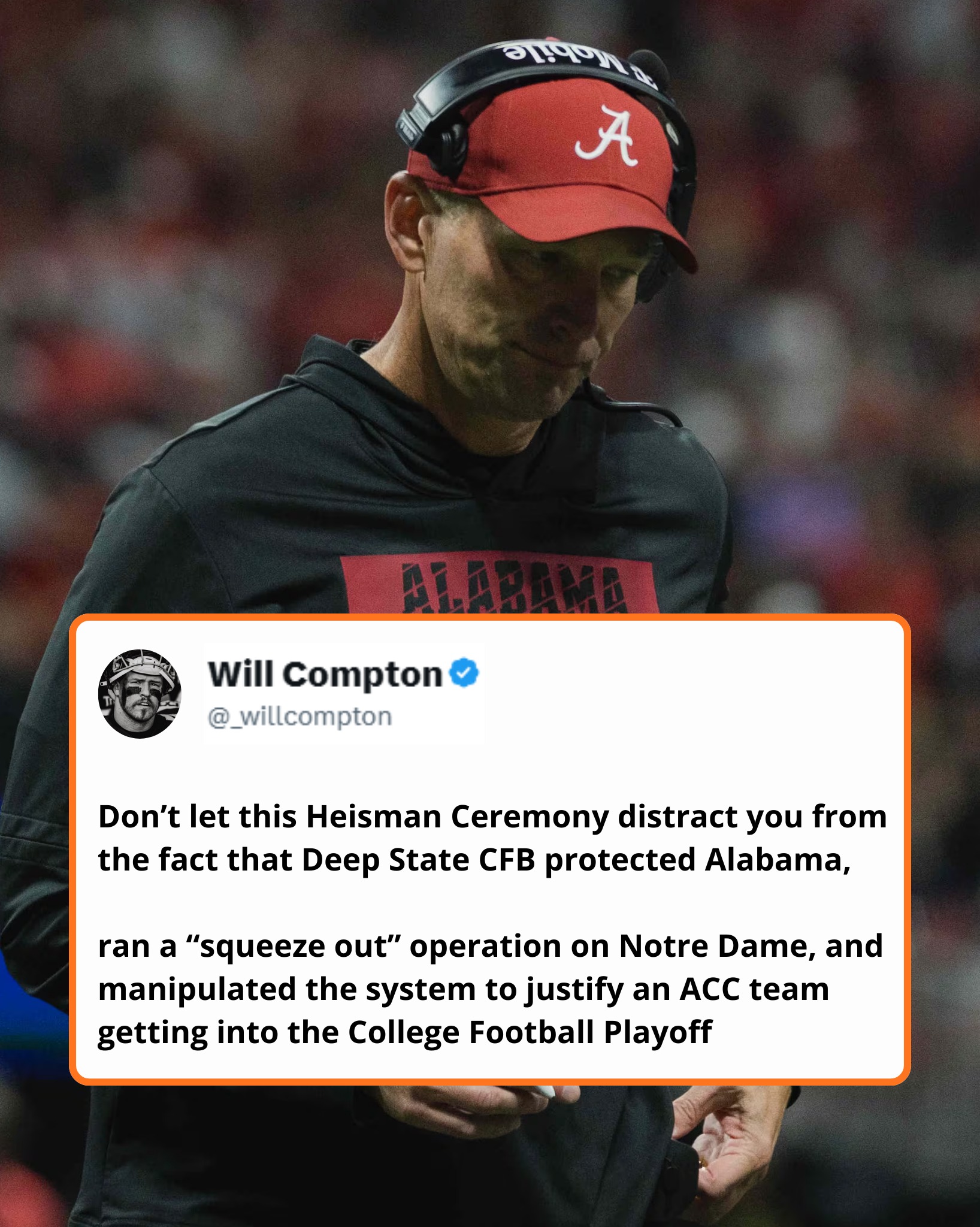 NFL - Everybody knows Alabama got protected, a deserving Notre Dame got ...