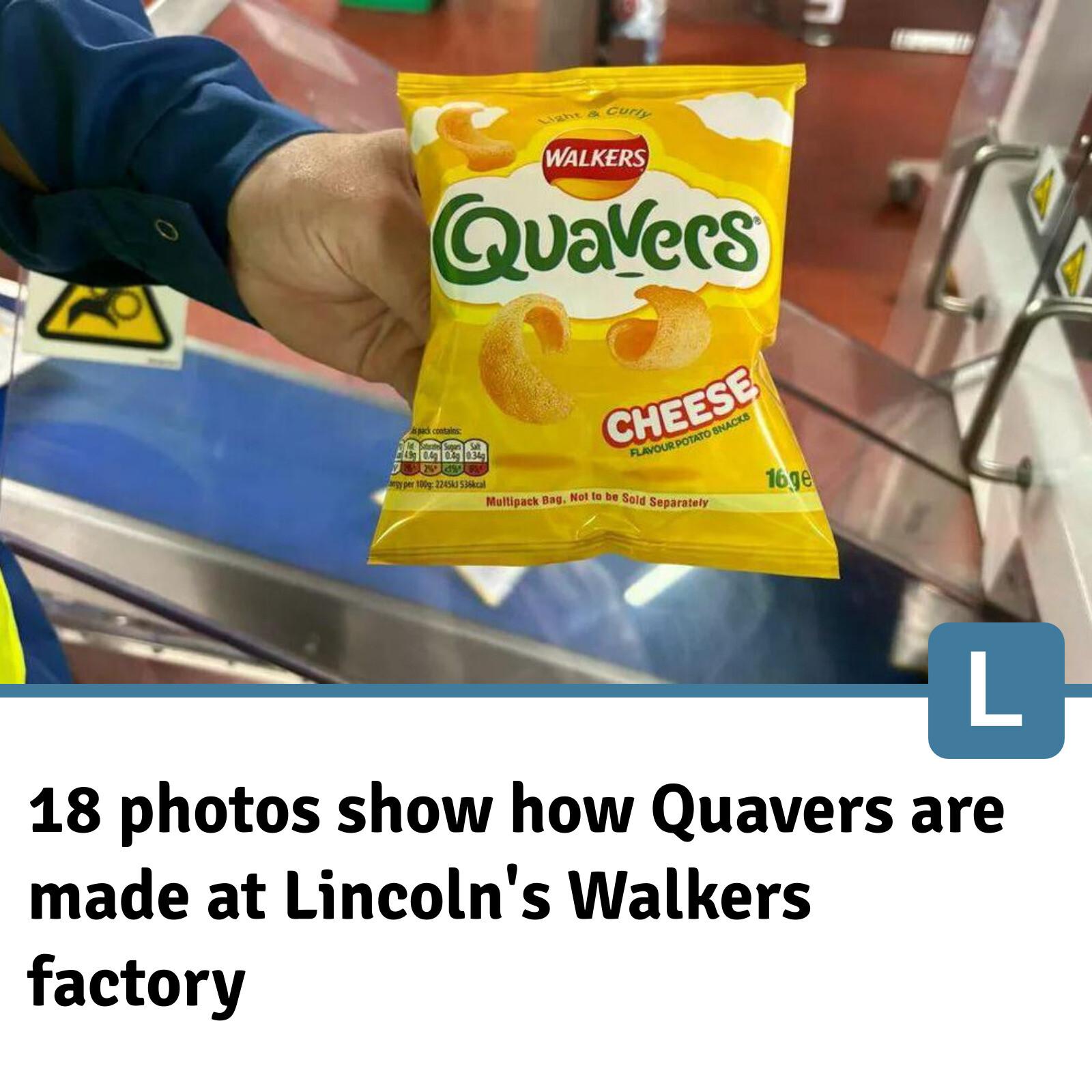 Lincolnshire - The factory is the home of Quavers, and has been making ...