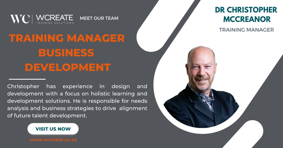 WCreate - MEET THE TEAM We're happy to introduce you to Dr Christopher ...