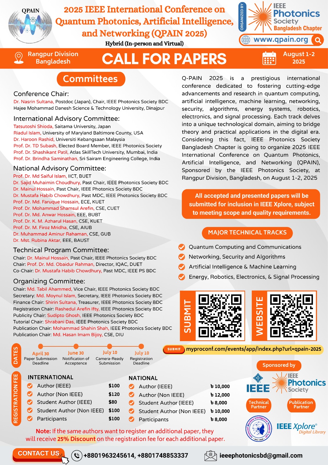 PROCONF - CALL FOR PAPERS 2025 IEEE International Conference on Quantum ...