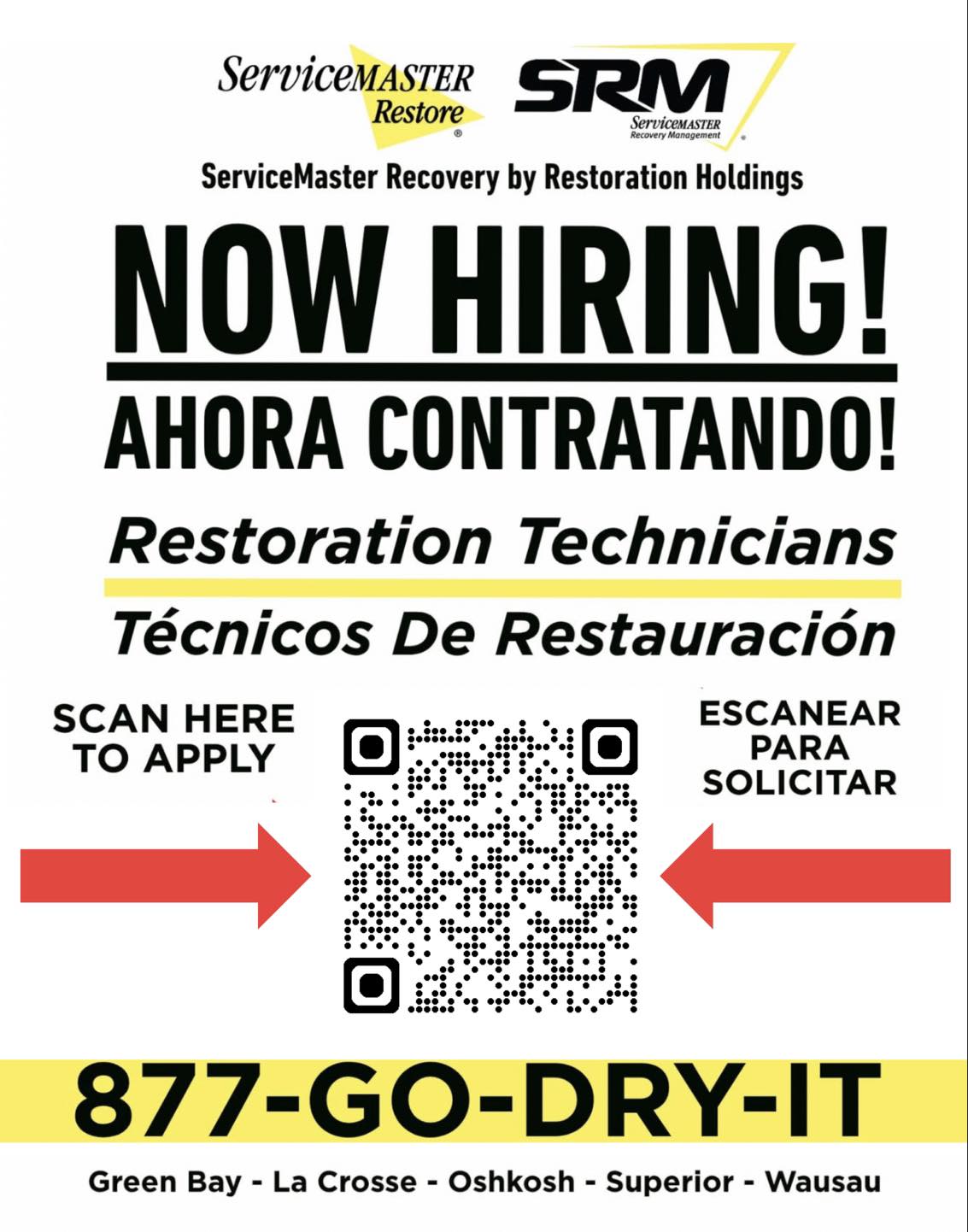 ServiceMaster - 🚨 We’re Hiring Technicians! 🚨 Got the skills and the ...