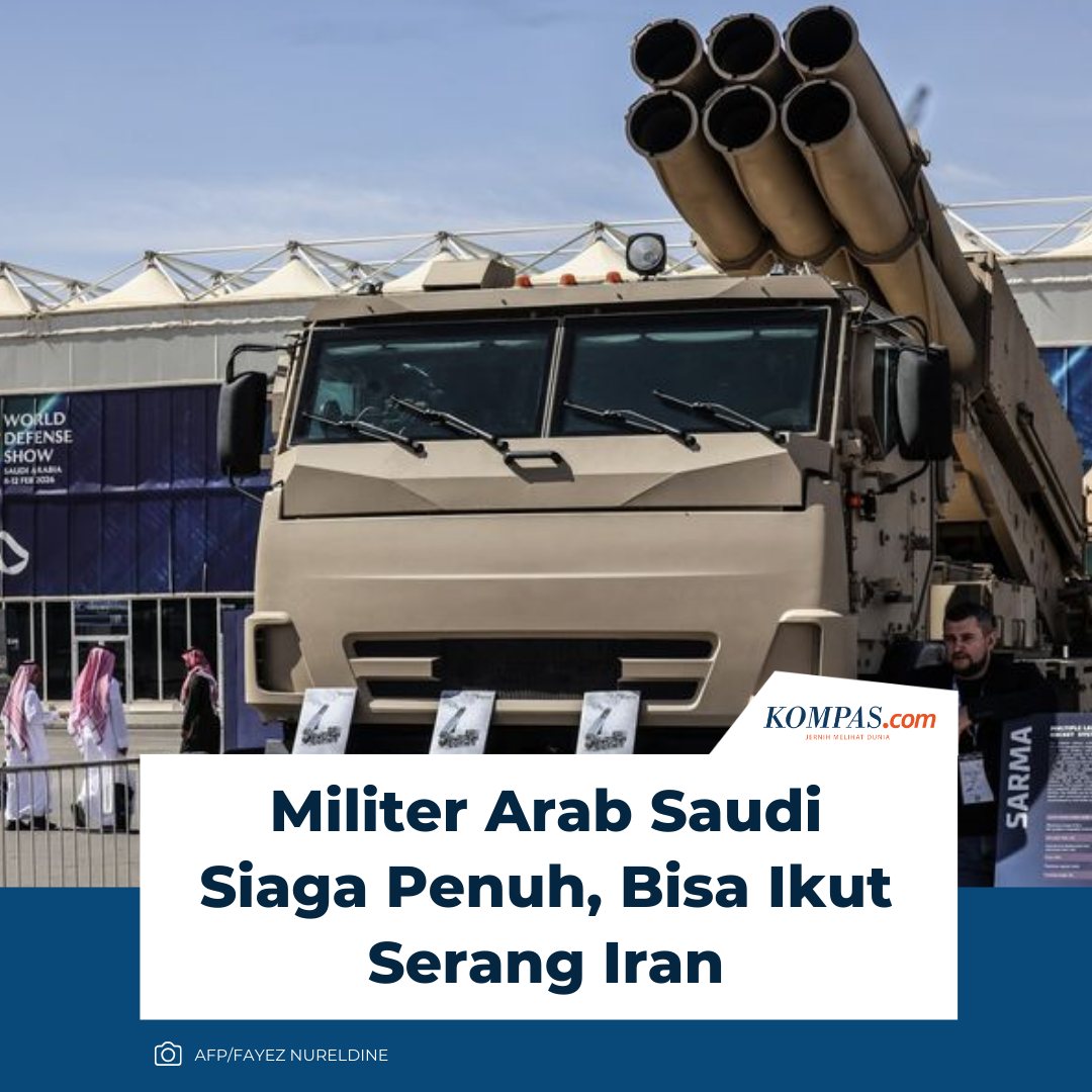 Kompas.com - Militer Arab Saudi meningkatkan status siaga penuh setelah ...