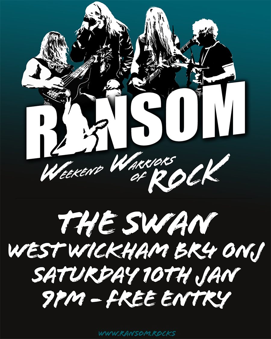 Ransom.rocks - Gonna kick off 2026 at The Swan West Wickham on Saturday ...