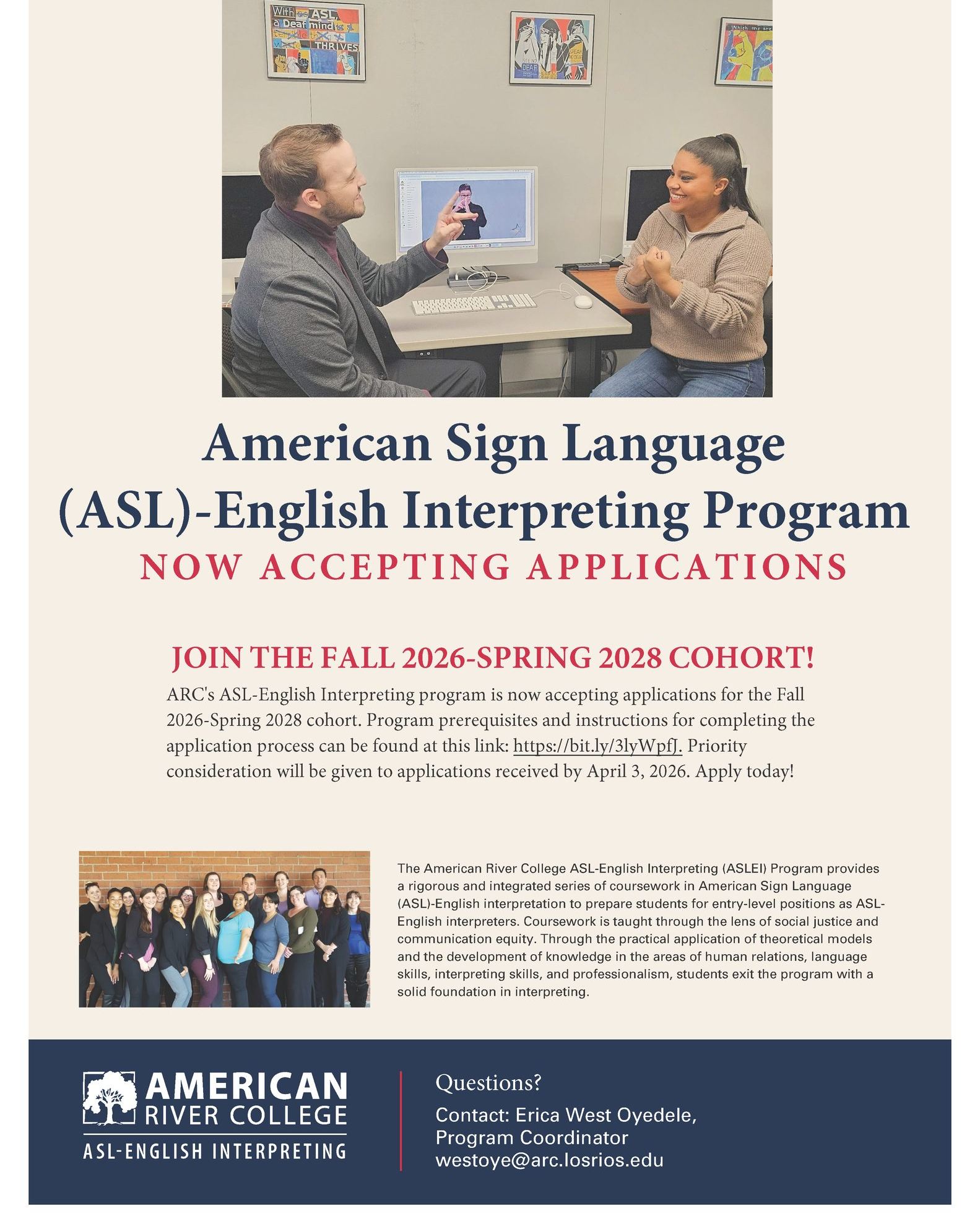 American River College ASL-English Interpreter Preparation Program ...