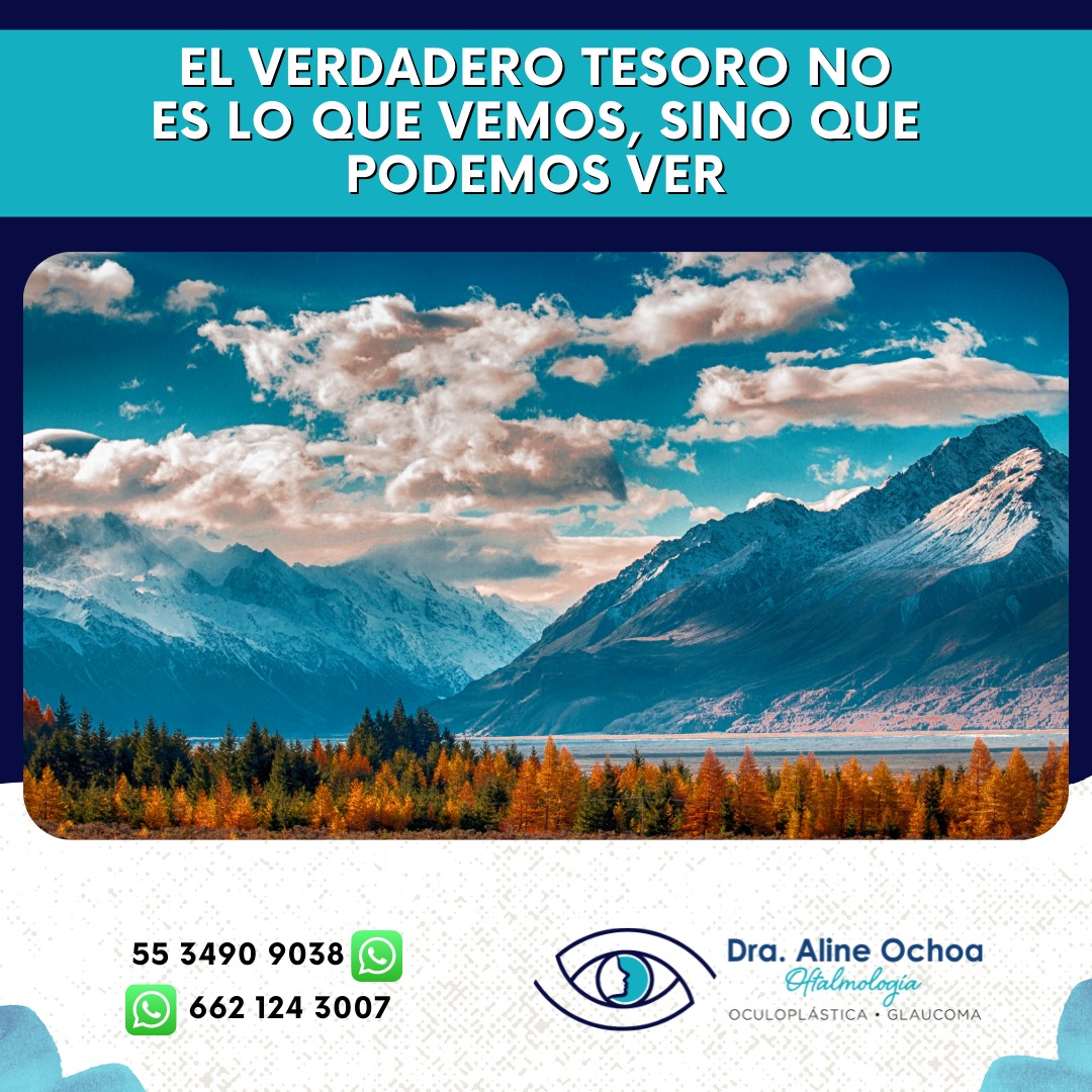 El tesoro más grande es la vista. Visita a tu oftalmóloga, la Dra ...