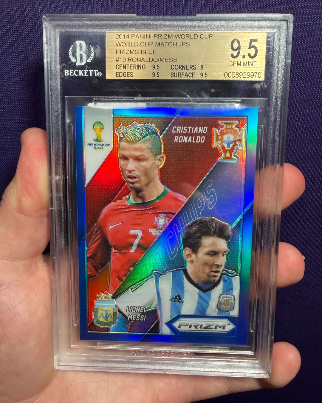 If a PSA 9 copy of this 2014 Panini Prizm World Cup World Cup 