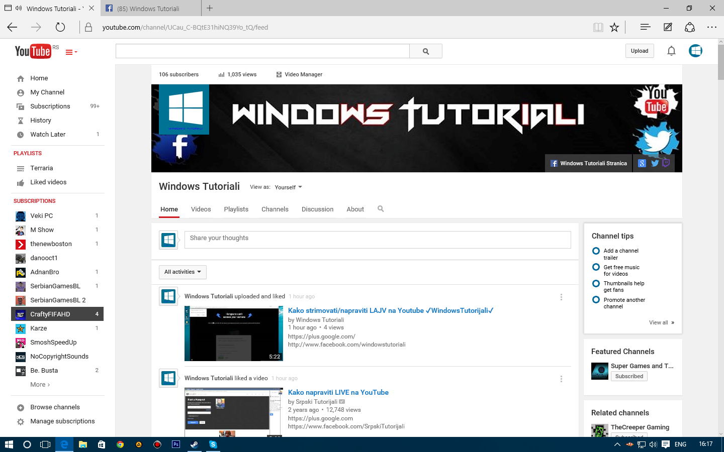 Windows Tutorijali