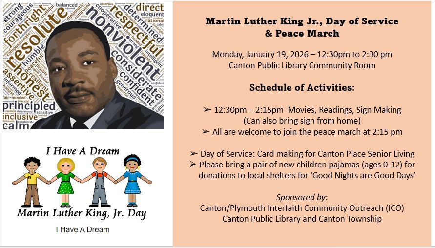 Canton - Area residents are invited to join the Dr. Martin Luther King ...