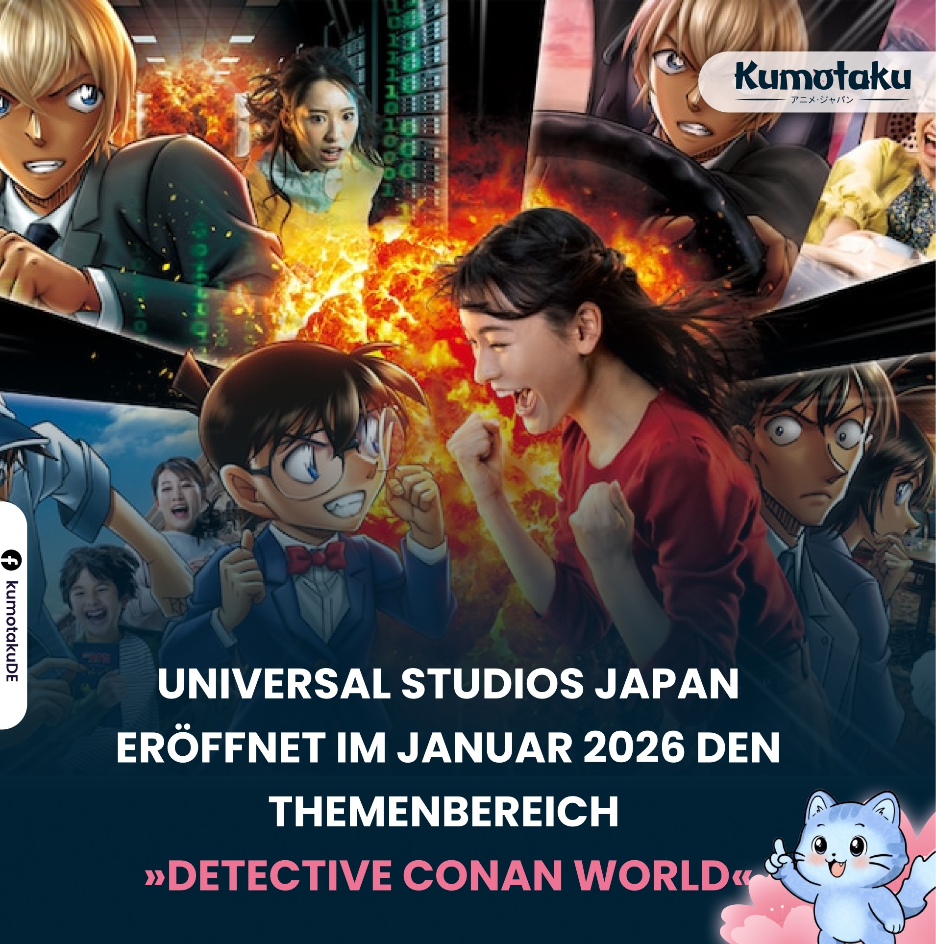 Kumotaku - Universal Studios Japan kündigt für 2026 die »Detective ...
