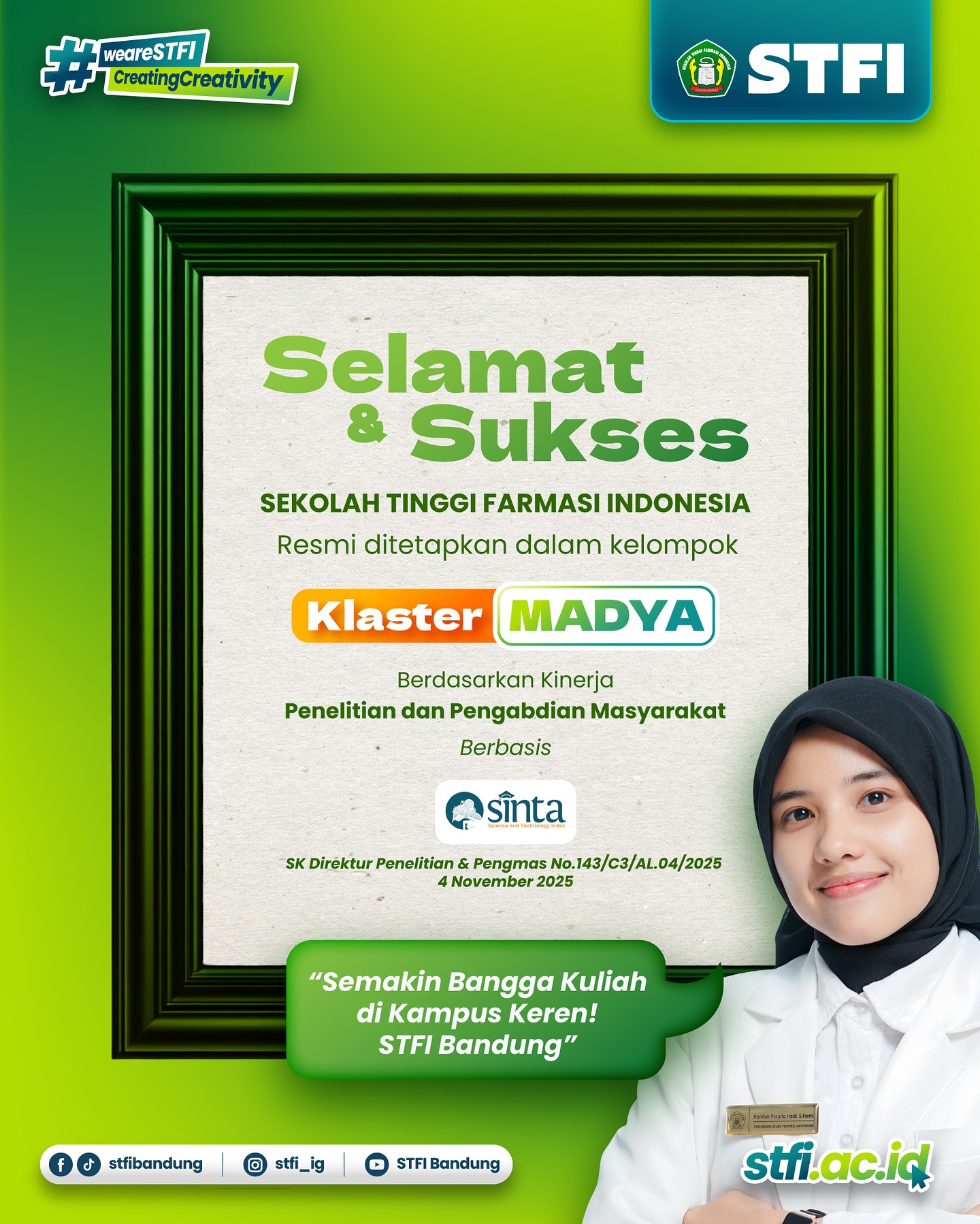 STFI (Sekolah... - STFI (Sekolah Tinggi Farmasi Indonesia)