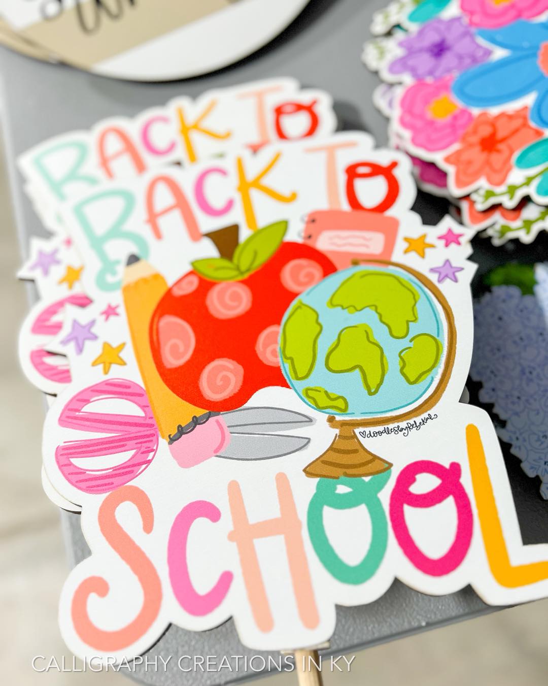 Calligraphy - New back to school topper ️🍎🌎 Launching soon!!! Just in ...