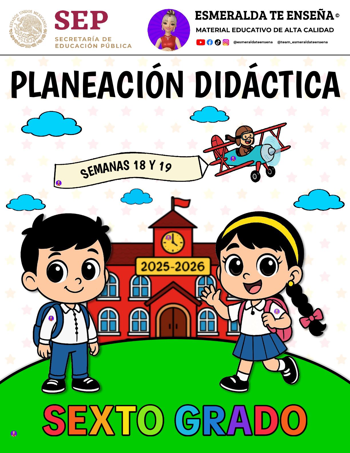 Esmeralda - 👉Material didáctico para sexto grado -Semanas 18 y 19 🟢 ...
