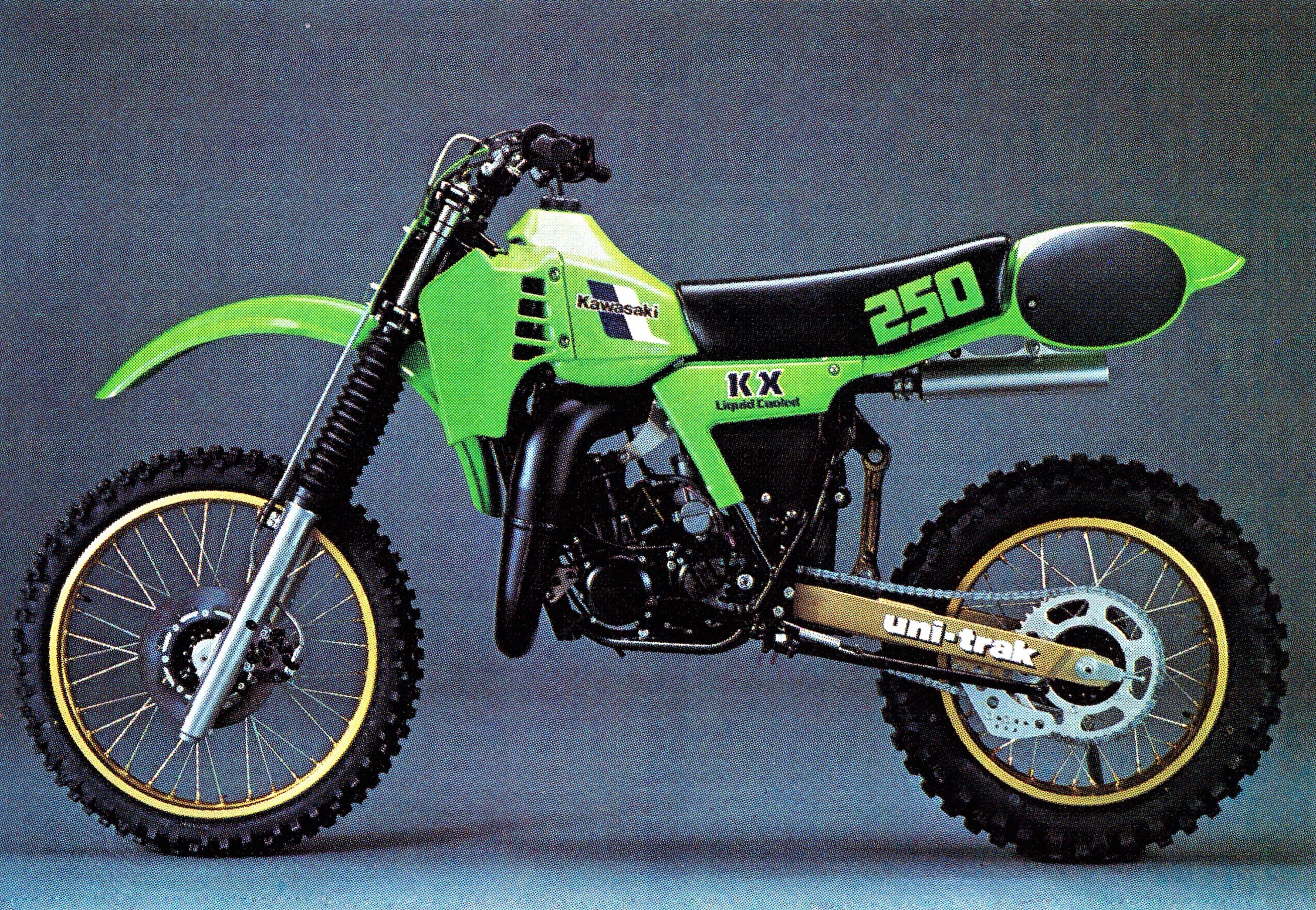 The Motocross - Yamaha's lovely in yellow YZ490 for 1984