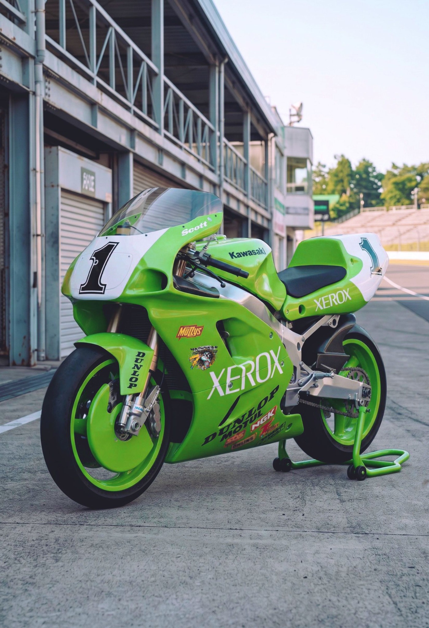 Scott Russell's 1993 World Superbike Championship-winning Kawasaki
