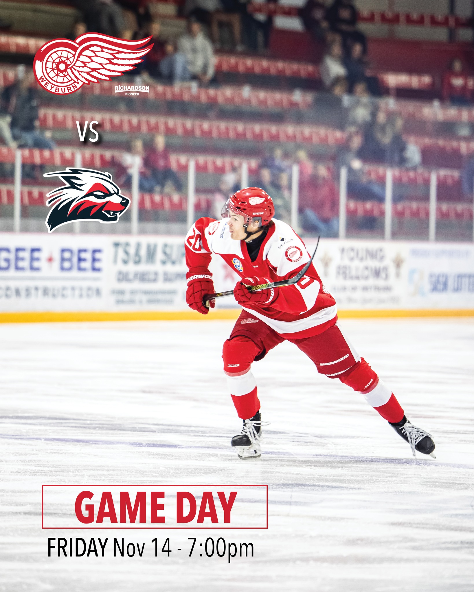 🏒 The Warman Hockey Club SJHL are in... - Weyburn Red Wings | Facebook