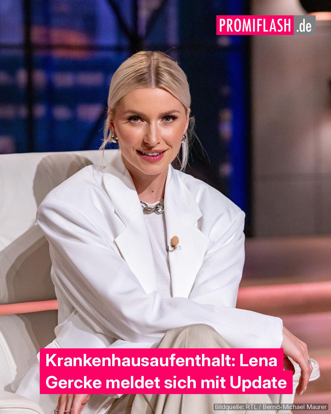 Lena Gercke gibt nach Krankenhaus- und Krankenwagenfotos ein Update und erklärt, dass der erste Schock überwunden ist