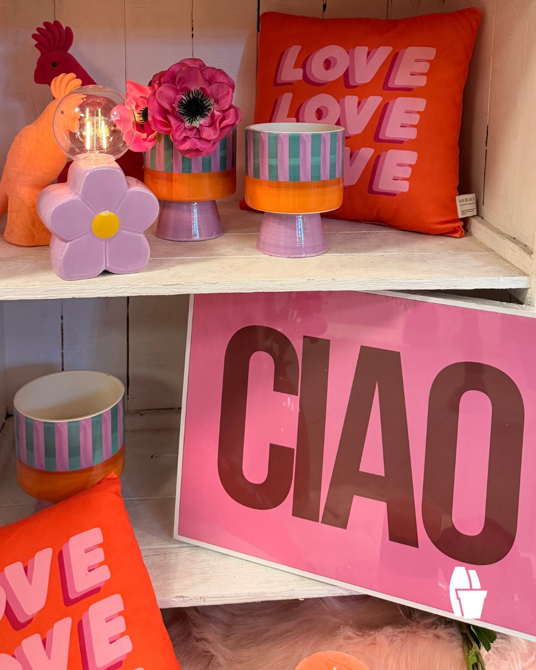 sessel im angebot ED-Lifestyle Muriel orange | Möbel Letz Holi Trends Wanddeko Vögel