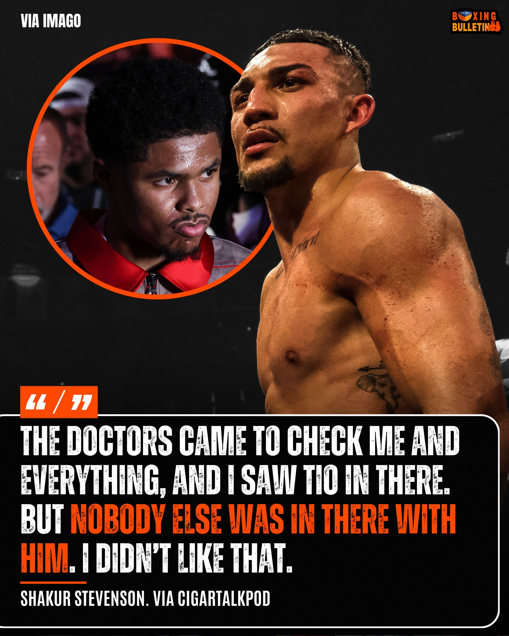 Shakur Stevenson says that he didn