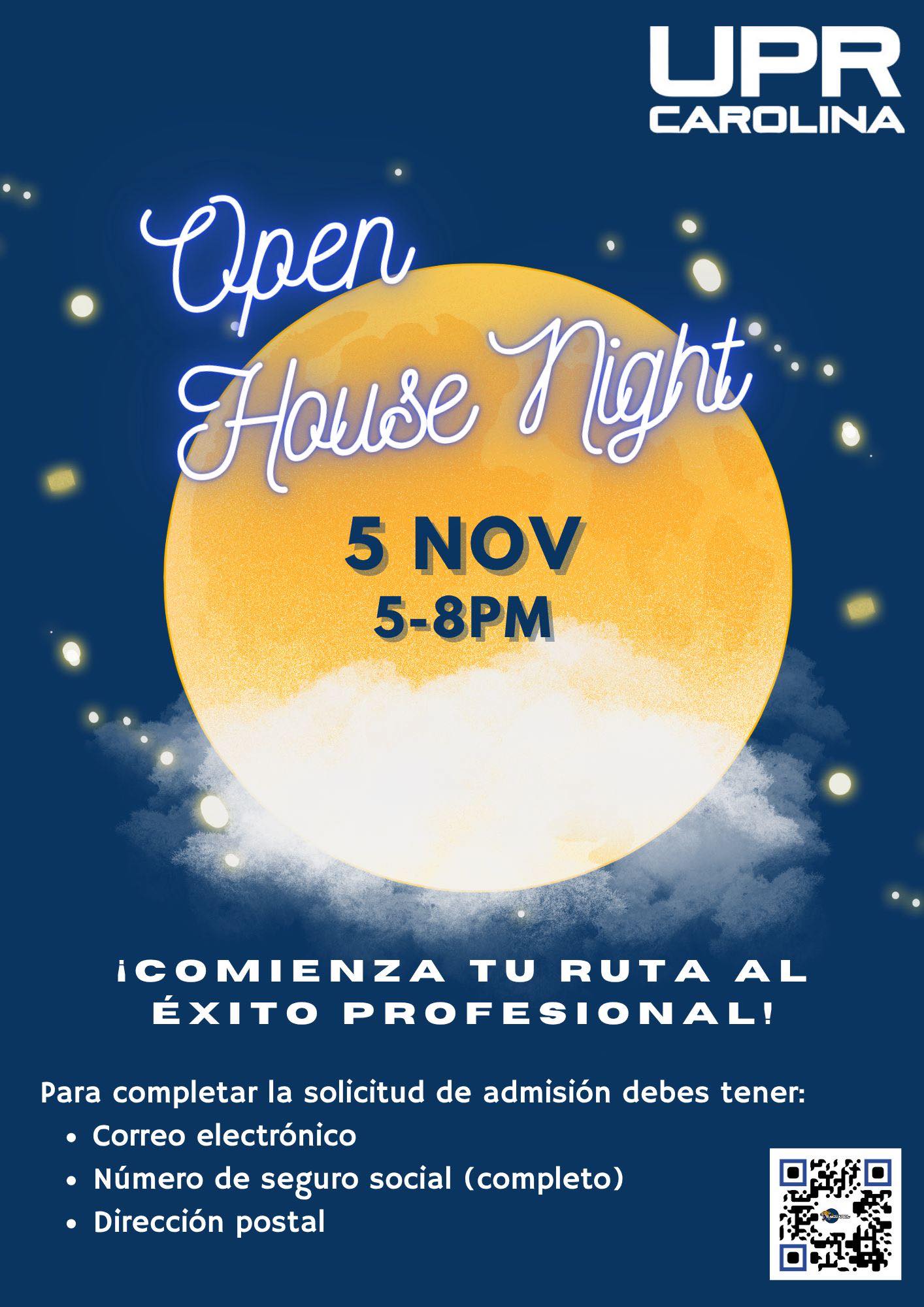 UPR - ¡Explora tu futuro universitario en la Casa Abierta Nocturna de ...