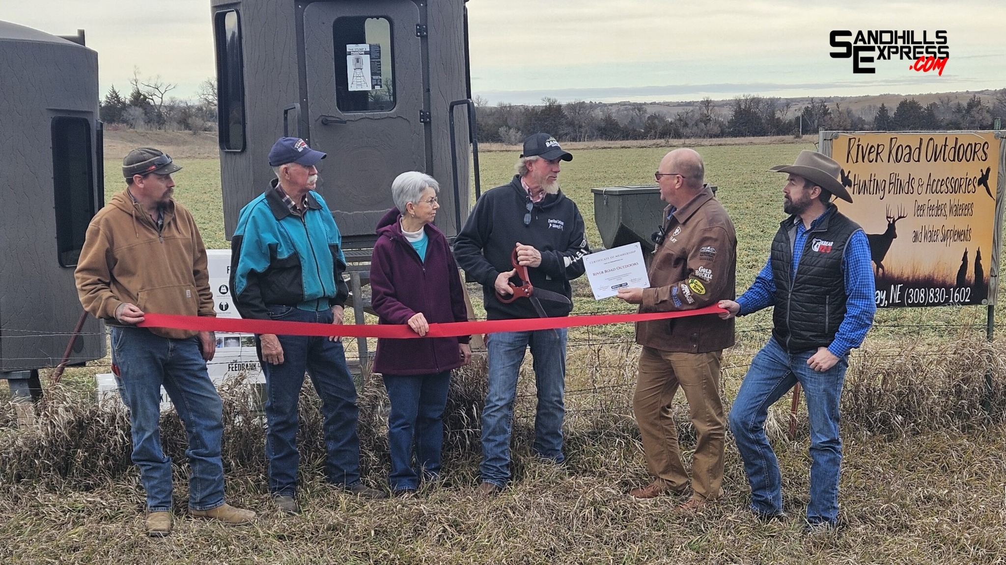 Sandhills - River Road Outdoors Cuts Ribbon on Chamber Membership Jared ...