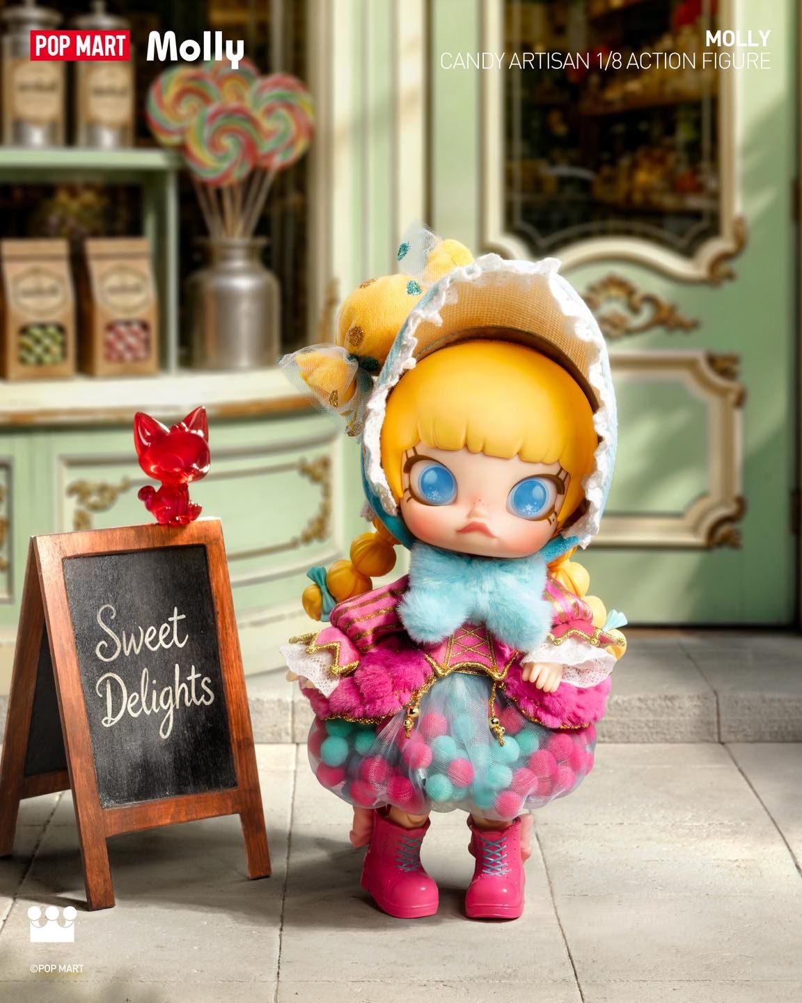 Molly Candy Artisan action figure release at Pop Mart UK on