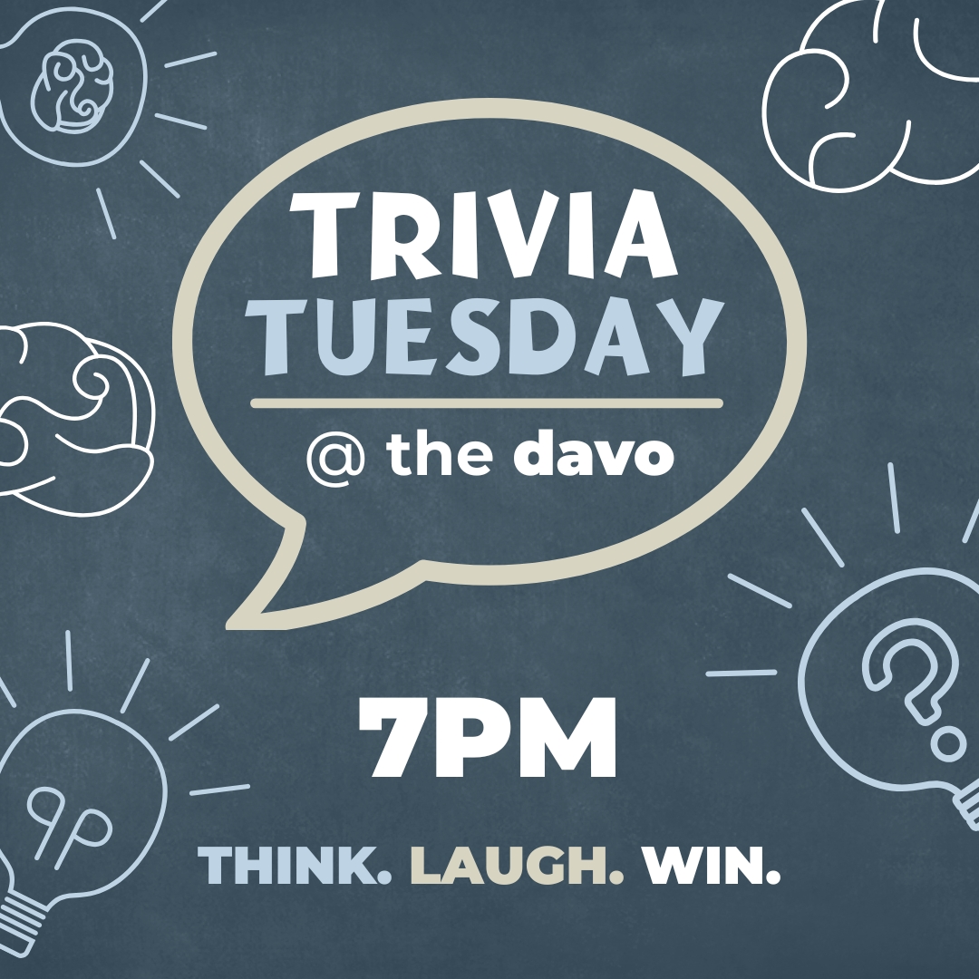 Davistown - 🧠 Trivia Tuesday is BACK for 2026 at The Davo! Think you’ve ...