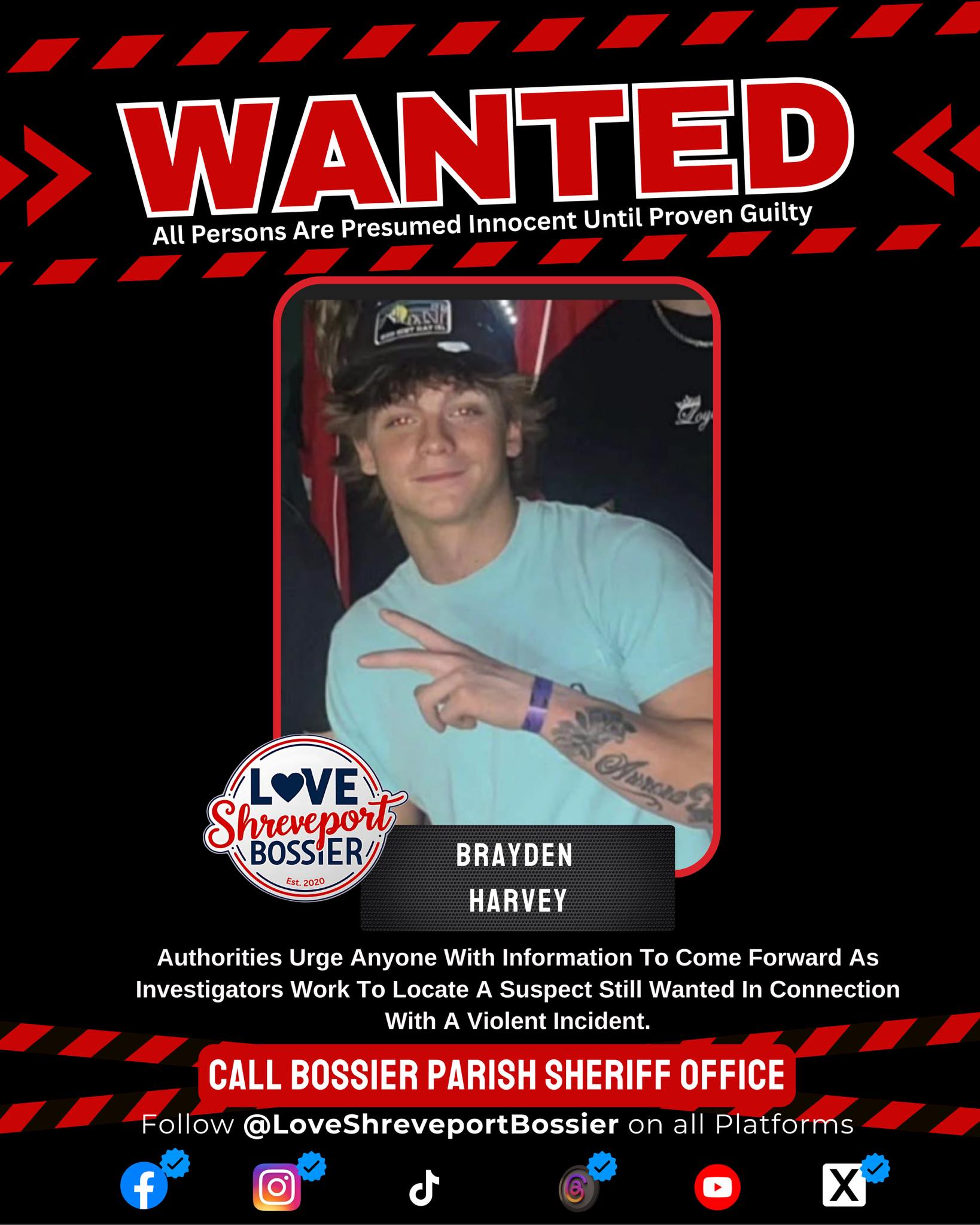 Warrants Issued In Bossier... - Love Shreveport-Bossier | Facebook