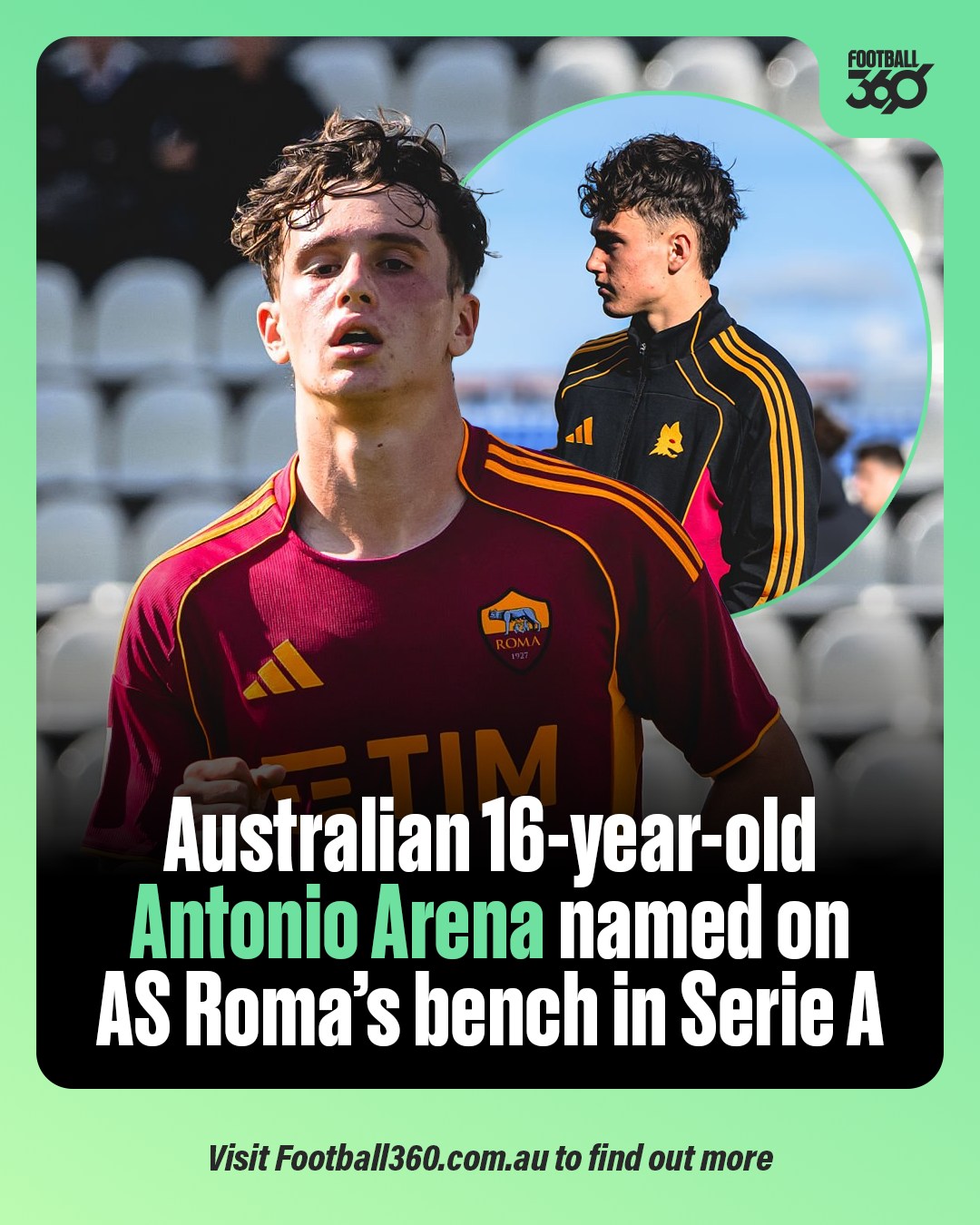 Forwards on AS Roma's bench this... - Football360.com.au | Facebook