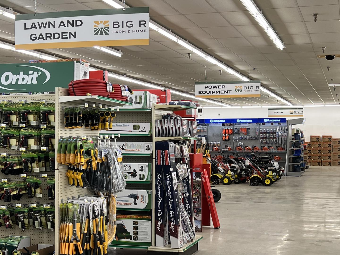 New department header signs to help... - Big R Farm and Home