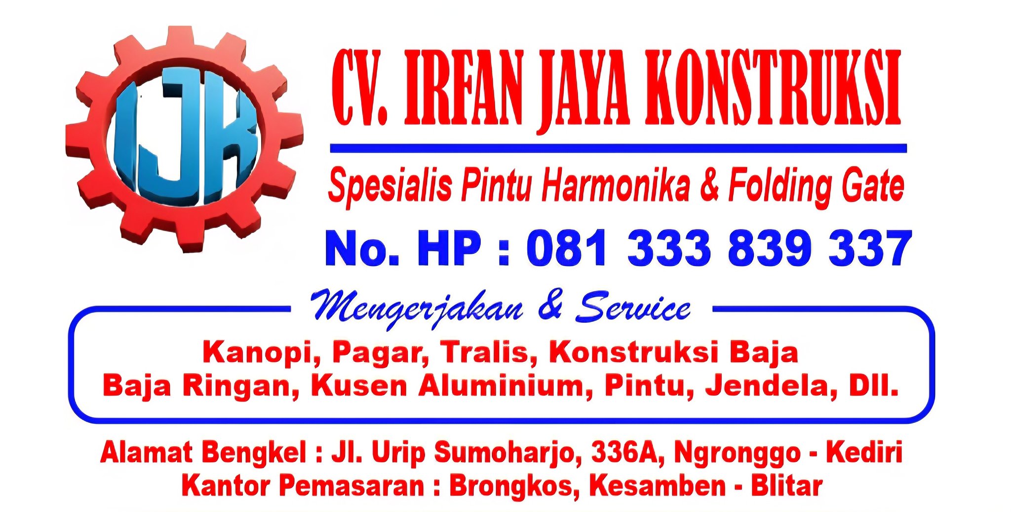 CV. IRFAN JAYA Konstruksi