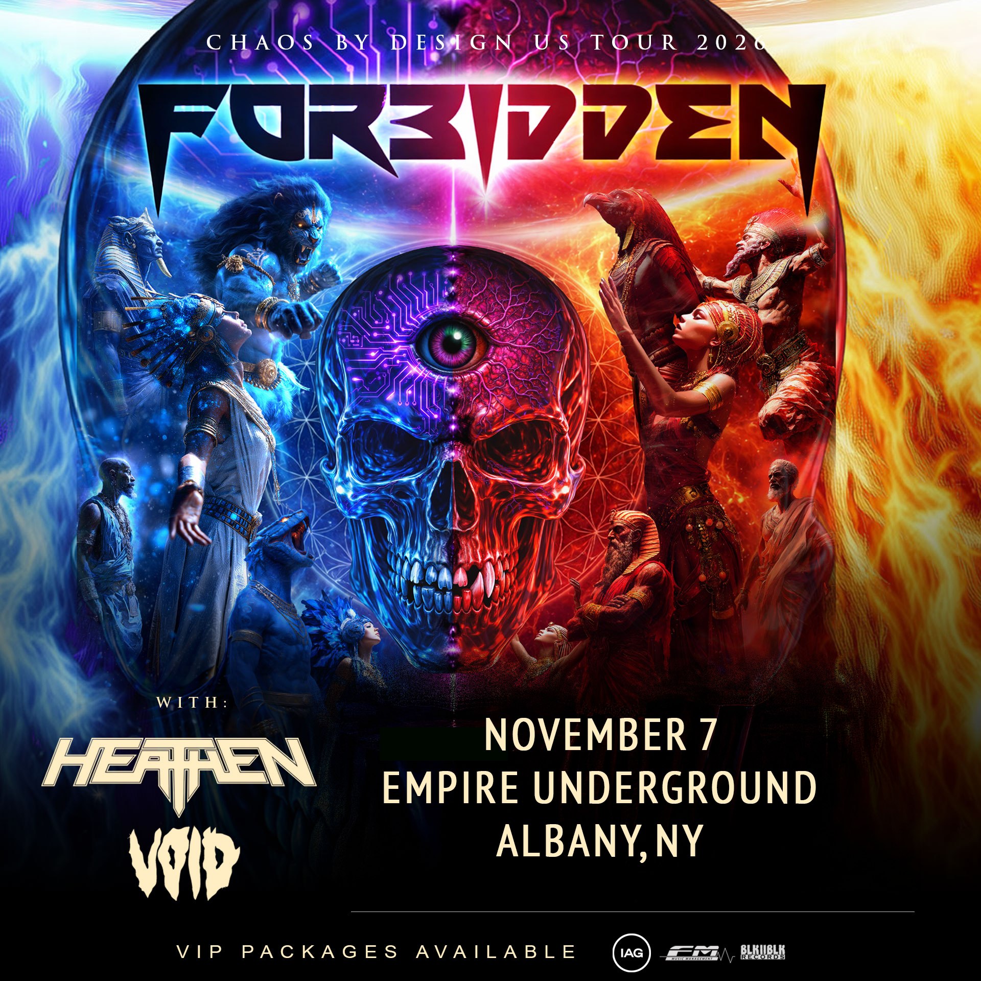 Empire - Forbidden is bringing their Chaos by Design tour to