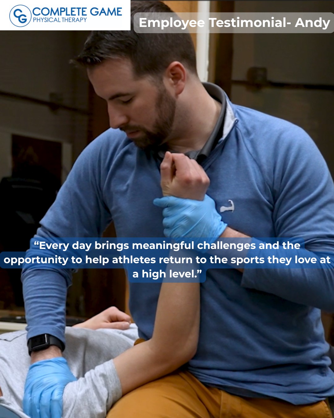 Complete - Here's what Andy Levanti DPT, ATC has to say about working ...