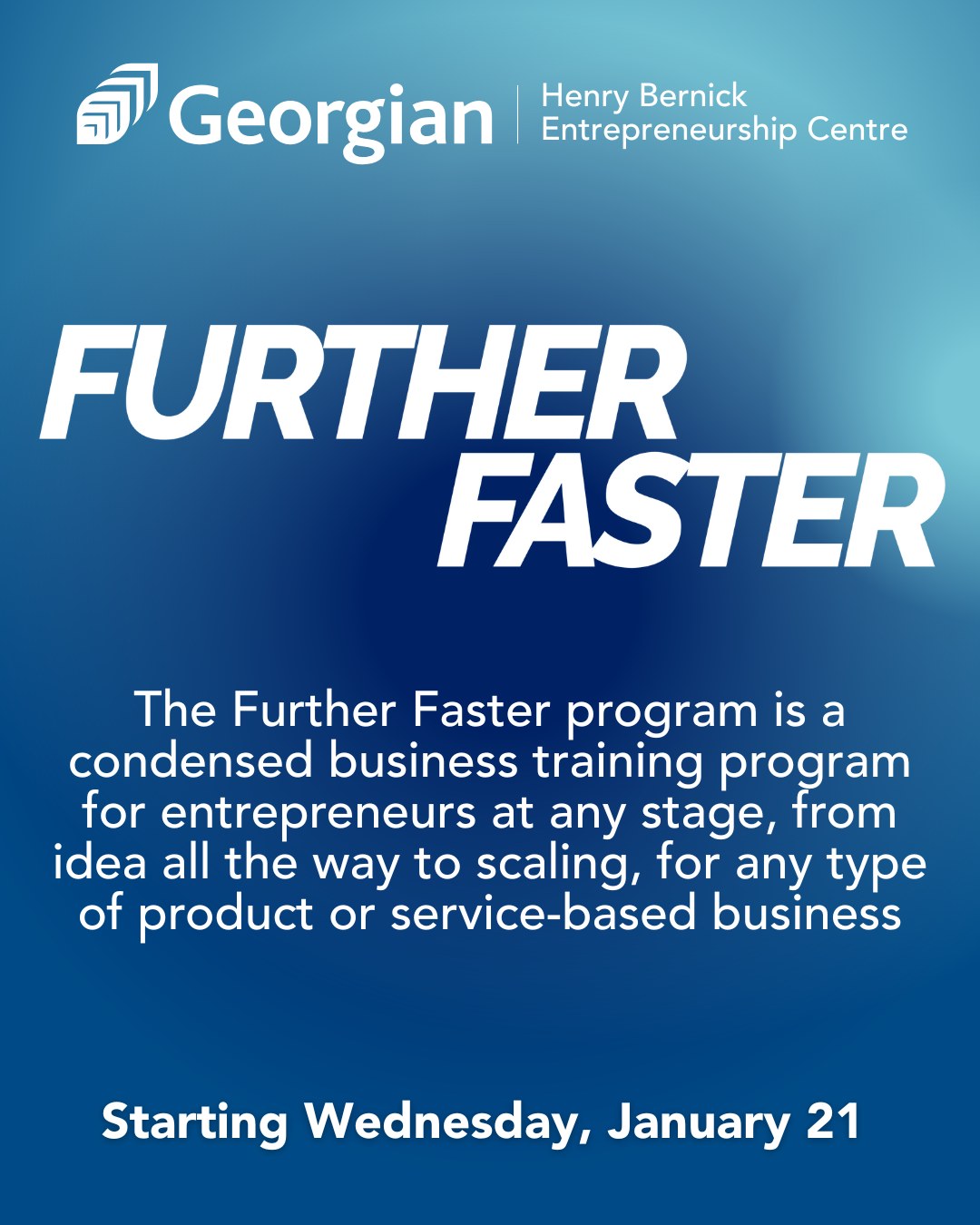 Henry - The Further Faster program is a condensed business training ...