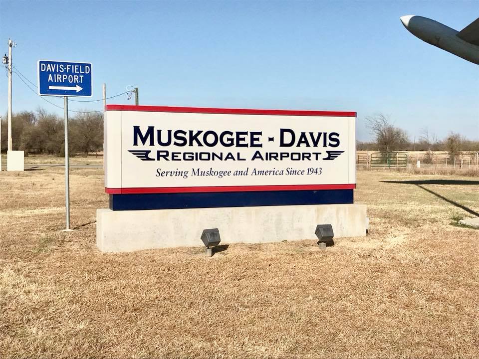 Our new Highway 64 sign... - Muskogee-Davis Regional Airport | Facebook