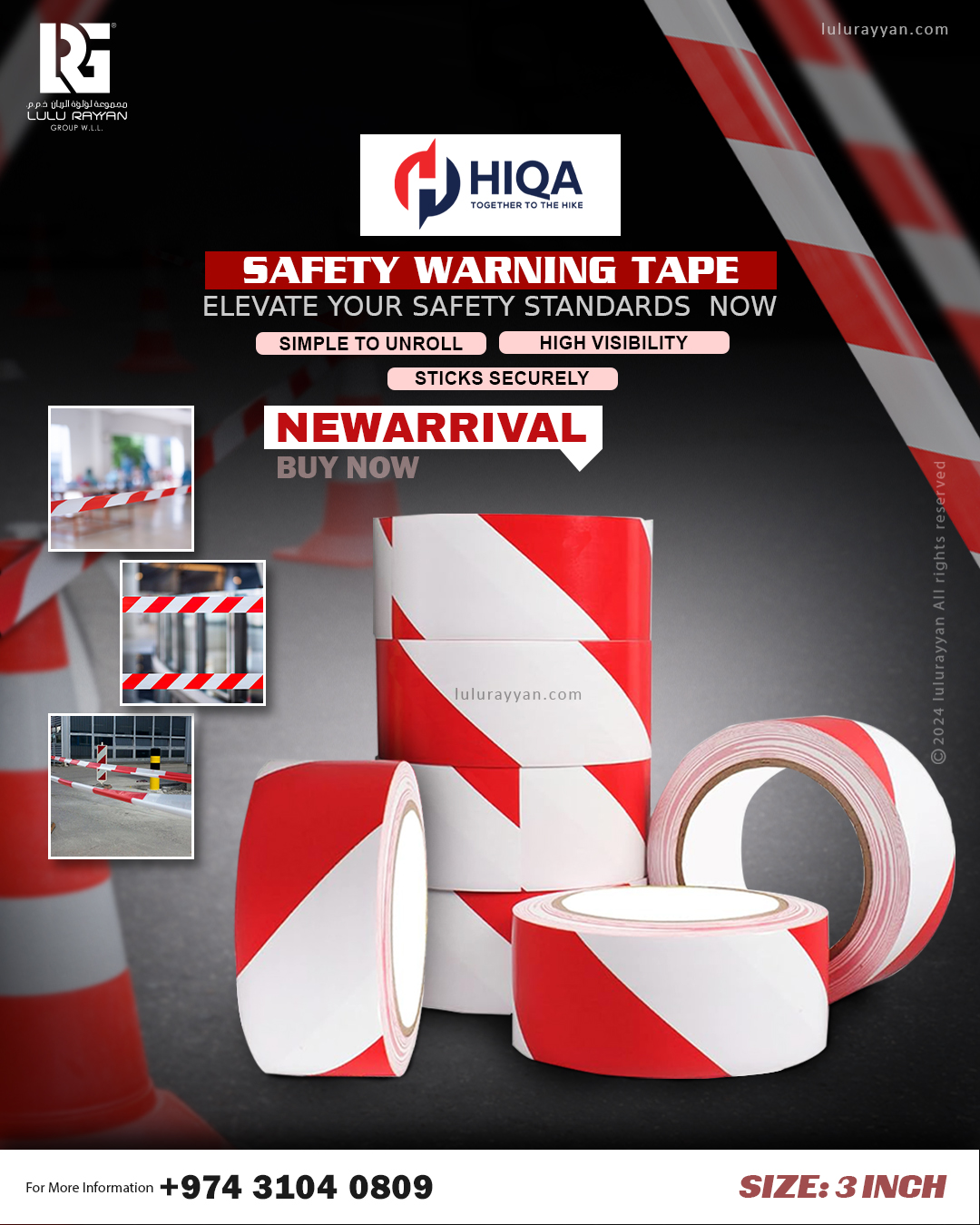 Lulu - Elevate your safety standards with our HIQA Safety Warning Tape ...